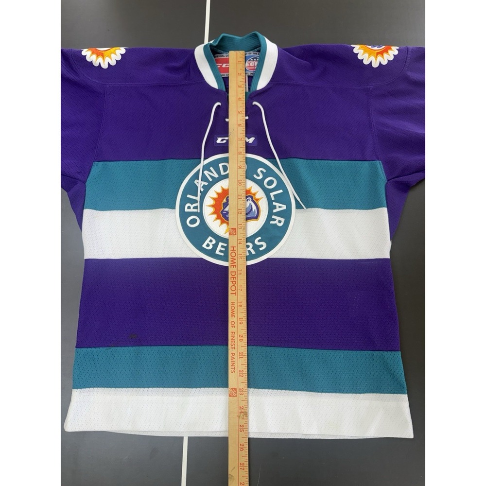 CCM Orlando Solar Bears ECHL Minor League Hockey Jersey Size Youth L /XL - Picture 5 of 16